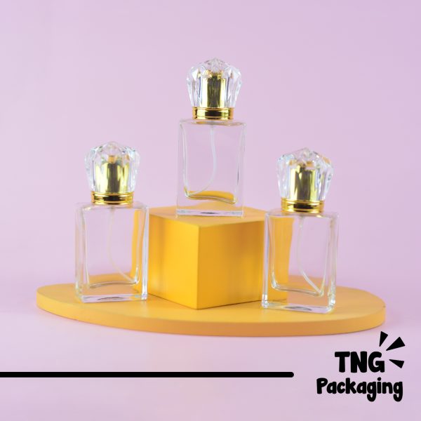 Botol Parfum Kaca Tutup Crown - 30 ml - Image 2