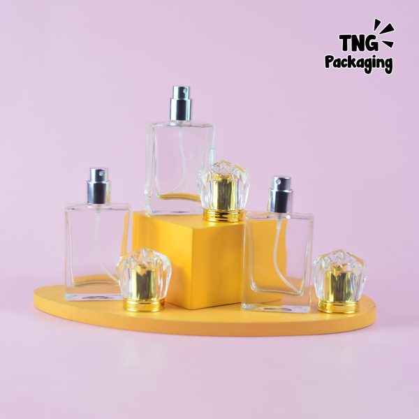 Botol Parfum Kaca Tutup Crown - 30 ml - Image 3
