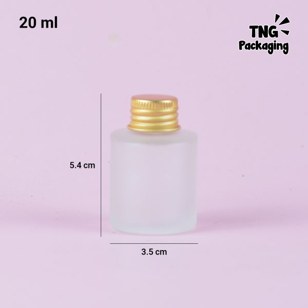 Botol Kaca Mini Tutup Aluminium - 20 ml - Image 6