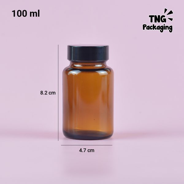 Botol Kaca Amber - 60ml 100ml 120ml 200ml - Image 7