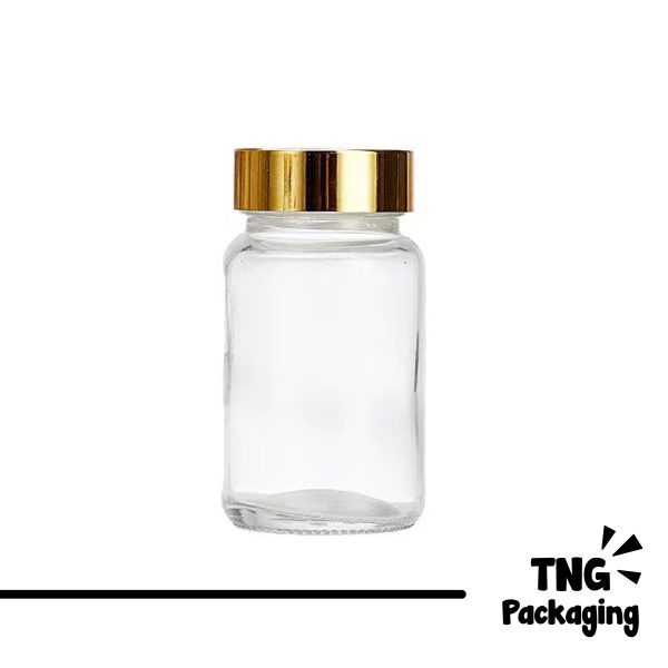 Botol Kaca Bening+ Seal - 100 ml