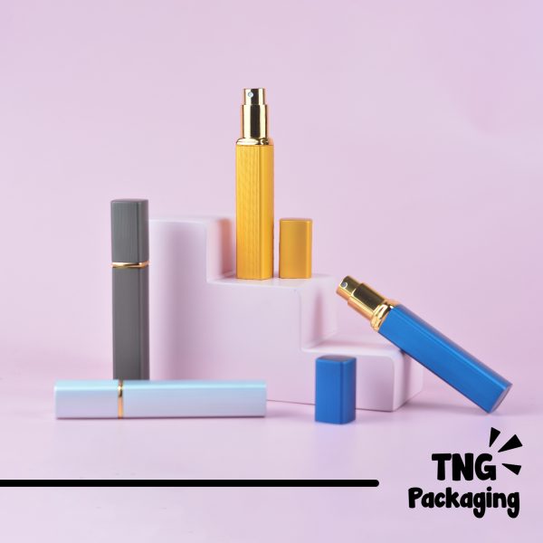 Botol Parfum Aluminium Spray Gold - 10 ml - Image 2