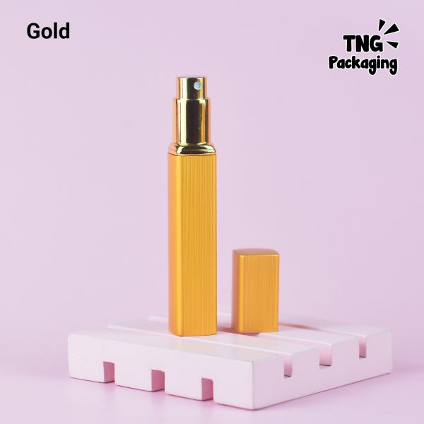 Botol Parfum Aluminium Spray Gold - 10 ml - Image 9