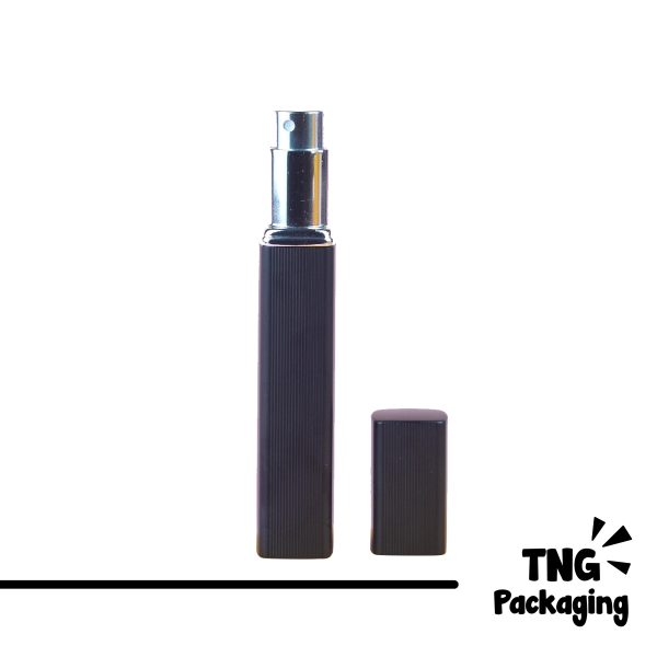 Botol Parfum Aluminium Spray Silver - 10 ml