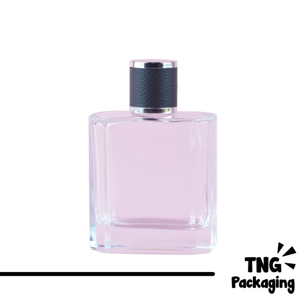 [SEMI PRESS] Botol Parfum Tutup Aksen Kulit - 100 ml
