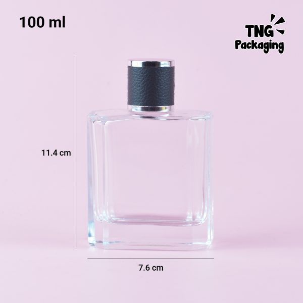 [SEMI PRESS] Botol Parfum Tutup Aksen Kulit - 100 ml - Image 3