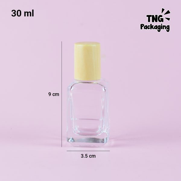 [SEMI PRESS] Botol Parfum Kotak Tutup Kayu - 30 ml - Image 3