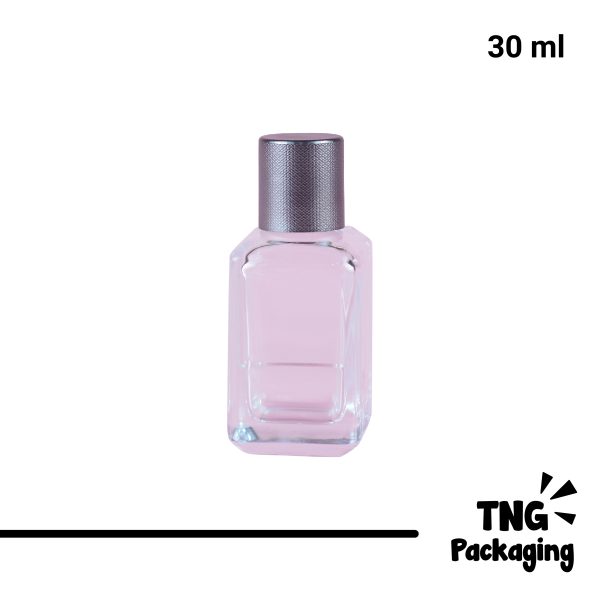 [SEMI PRESS] Botol Parfum Kotak Tutup Texture - 30 ml