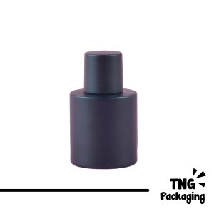 [SEMI PRESS] Botol Parfum Tabung Tutup Hitam - 50 ml