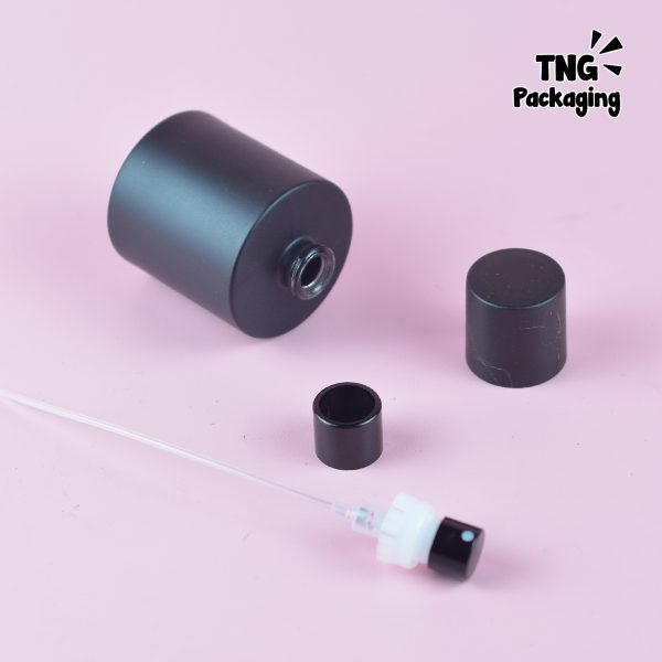[SEMI PRESS] Botol Parfum Tabung Tutup Hitam - 50 ml - Image 3
