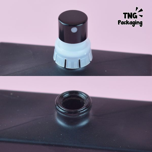 [SEMI PRESS] Botol Parfum Kotak Hitam Tutup Hitam - 50 ml - Image 5