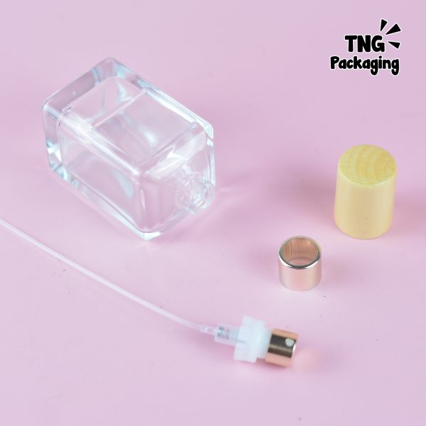 [SEMI PRESS] Botol Parfum Kotak Tutup Kayu - 50 ml - Image 4