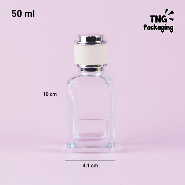 [SEMI PRESS] Botol Parfum Kotak Tutup Pink - 80 ml - Image 3