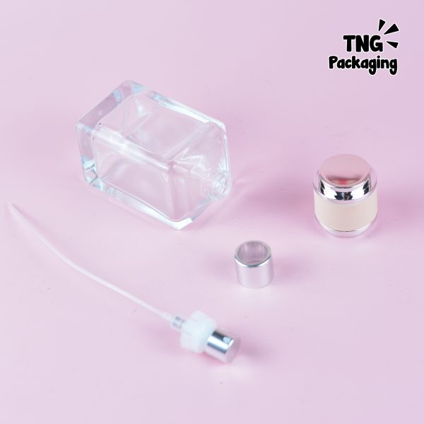 [SEMI PRESS] Botol Parfum Kotak Tutup Pink - 80 ml - Image 4