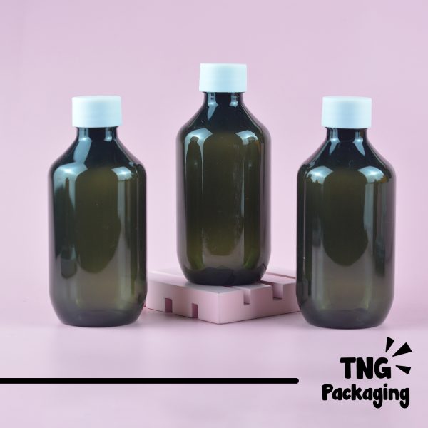Botol Plastik Dropper Hijau -  300 ml - Image 2