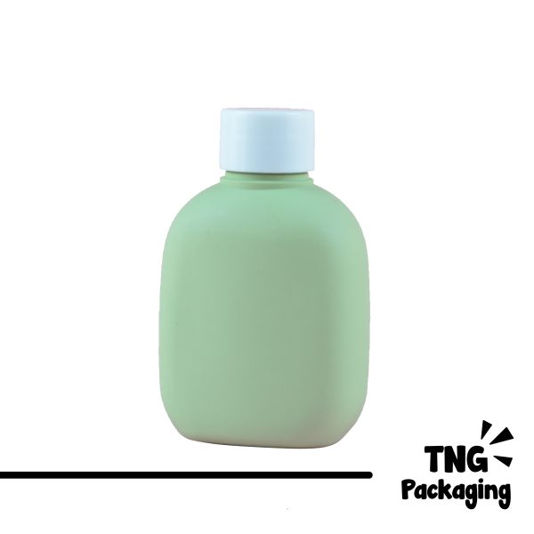 Botol Plastik Gepeng Dropper Pastel -  100 ml