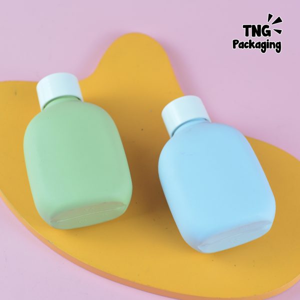 Botol Plastik Gepeng Dropper Pastel -  100 ml - Image 4