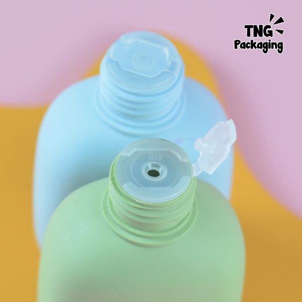 Botol Plastik Gepeng Dropper Pastel -  100 ml - Image 5