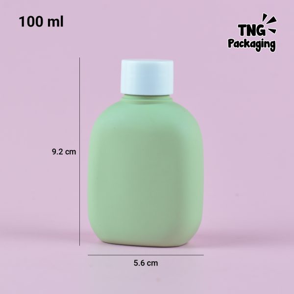 Botol Plastik Gepeng Dropper Pastel -  100 ml - Image 6