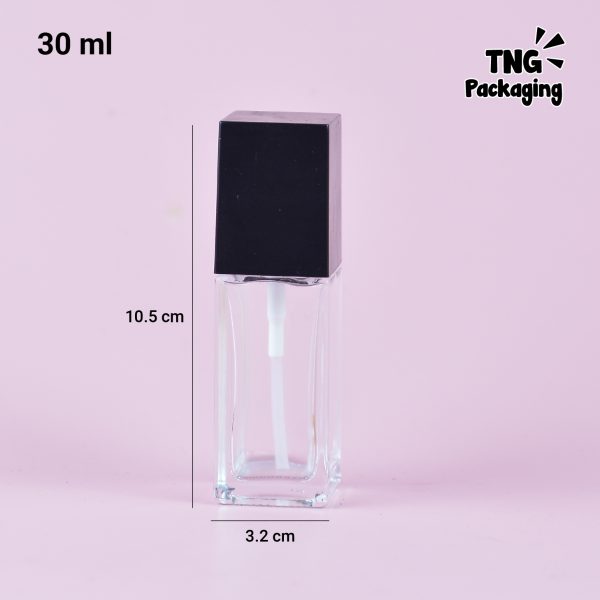 Botol Pump Kaca Kotak - 30 ml - Image 5