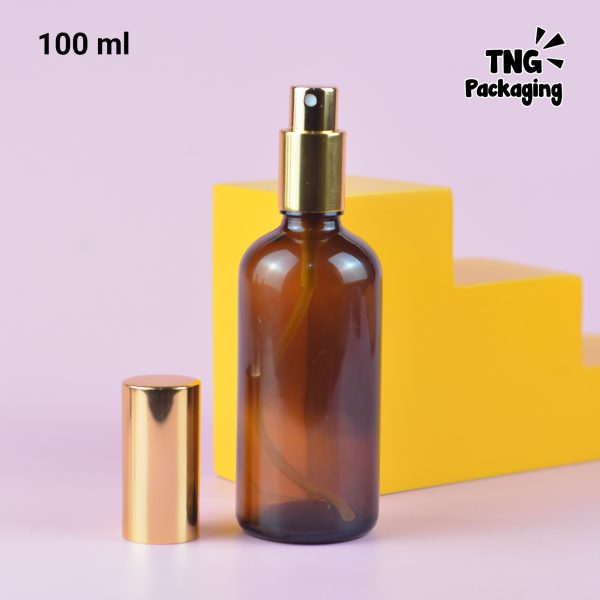 Botol Kaca Amber Spray Gold - 30ml 50ml 100ml - Image 11