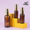 Botol Kaca Amber Spray Gold - 30ml 50ml 100ml - Image 3