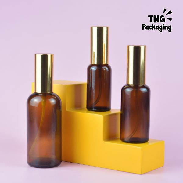 Botol Kaca Amber Spray Gold - 30ml 50ml 100ml - Image 3