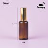 Botol Kaca Amber Spray Gold - 30ml 50ml 100ml - Image 7