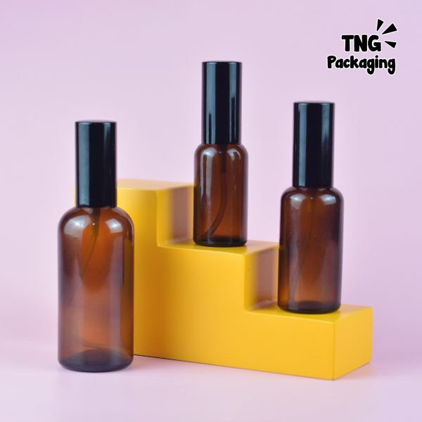 Botol Kaca Amber Spray Hitam - 30ml 50ml 100ml - Image 3