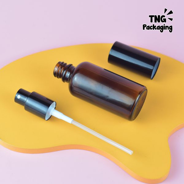 Botol Kaca Amber Spray Hitam - 30ml 50ml 100ml - Image 4