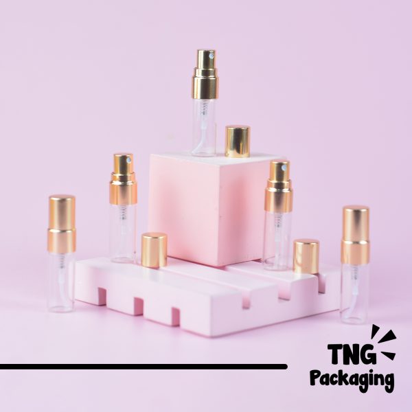 Botol Spray Mini Tutup Gold - 3 ml - Image 2