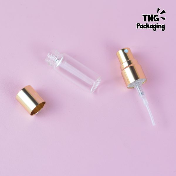 Botol Spray Mini Tutup Gold - 3 ml - Image 4