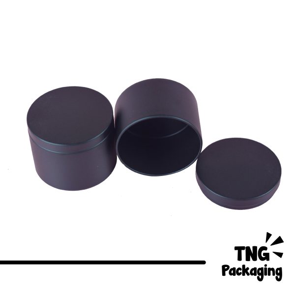 Jar Aluminium Hitam - 100 ml