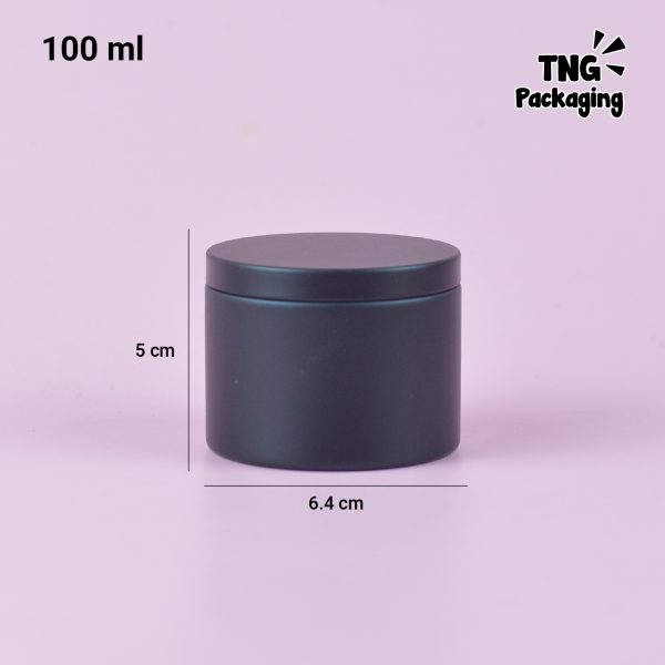 Jar Aluminium Hitam - 100 ml - Image 6