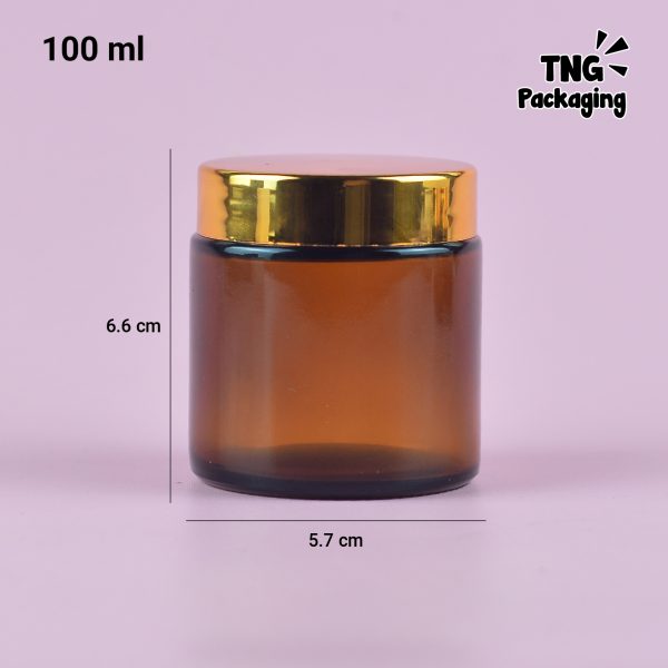 Pot Cream Kaca Amber - 5ml 15ml 20ml 30ml 50ml 100ml - Image 11