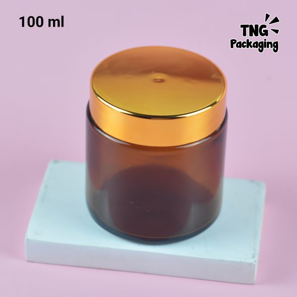 Pot Cream Kaca Amber - 5ml 15ml 20ml 30ml 50ml 100ml - Image 17