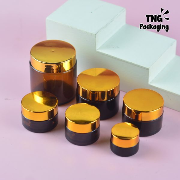 Pot Cream Kaca Amber - 5ml 15ml 20ml 30ml 50ml 100ml - Image 5