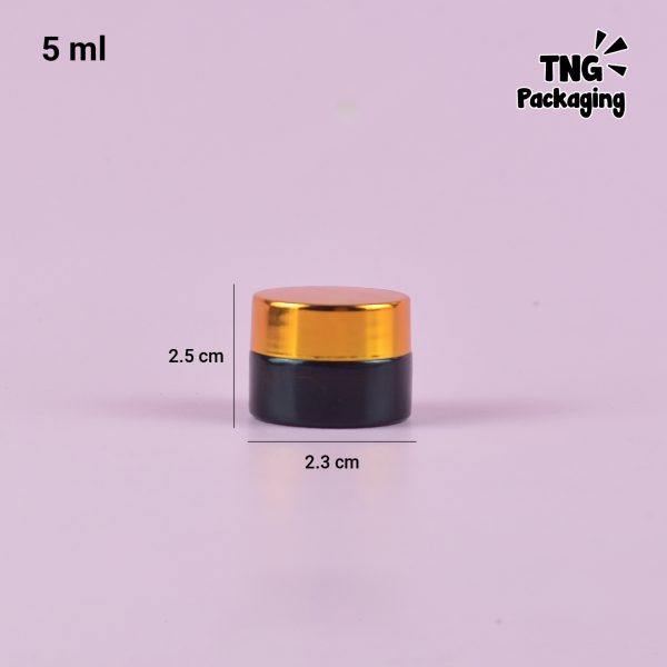 Pot Cream Kaca Amber - 5ml 15ml 20ml 30ml 50ml 100ml - Image 6