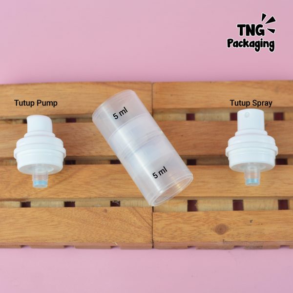 Botol Airless Pump Spray 5 ml + 5 ml - Image 5