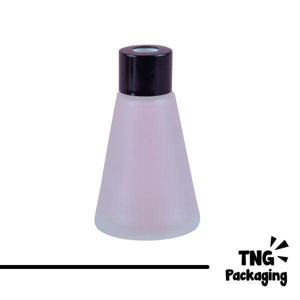 Botol Kaca Diffuser Tutup Hitam