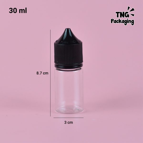 Botol Plastik Tetes Bening - 30 ml - Image 3