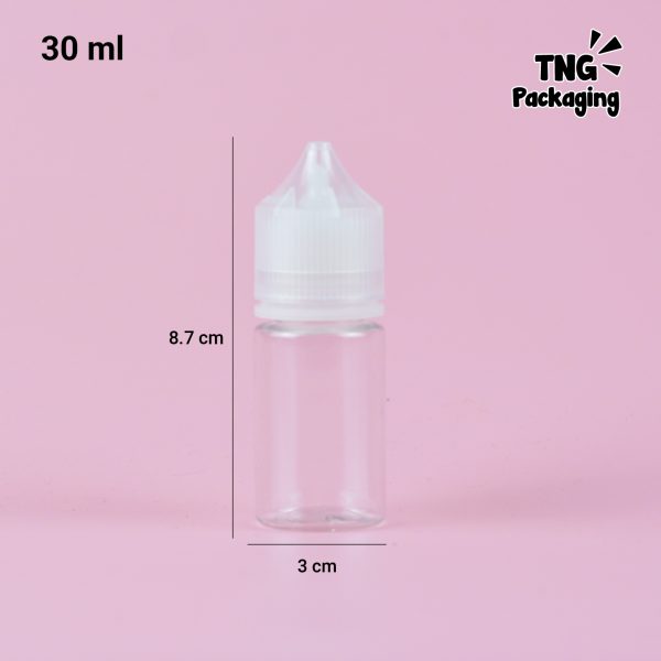 Botol Plastik Tetes Bening - 30 ml - Image 5