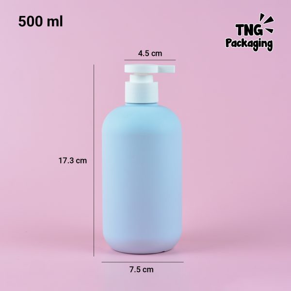 Botol Pump Plastik Pastel - 500 ml - Image 4