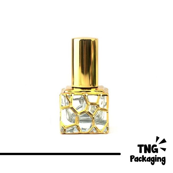 Botol Parfum Kotak Gold - 10 ml
