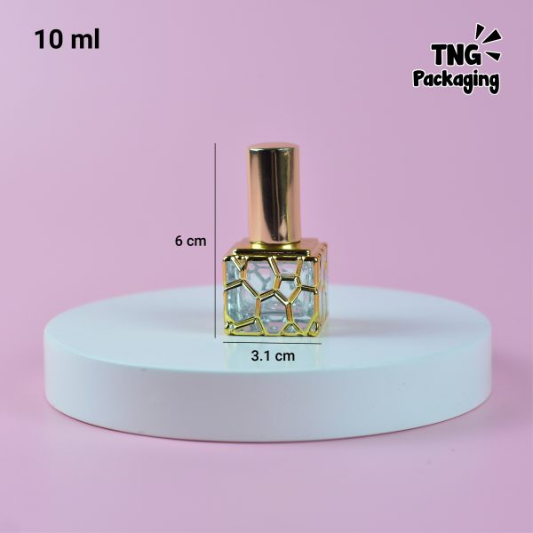 Botol Parfum Kotak Gold - 10 ml - Image 3