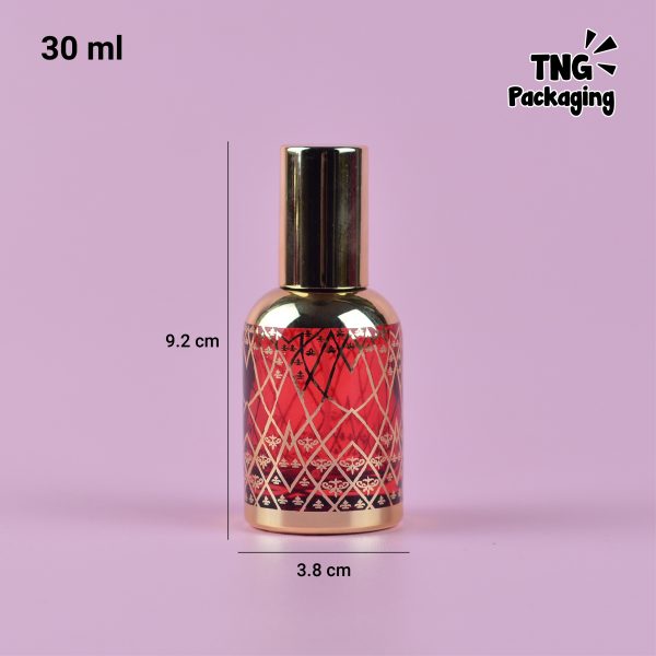 Botol Parfum Gold Merah - 30 ml - Image 3