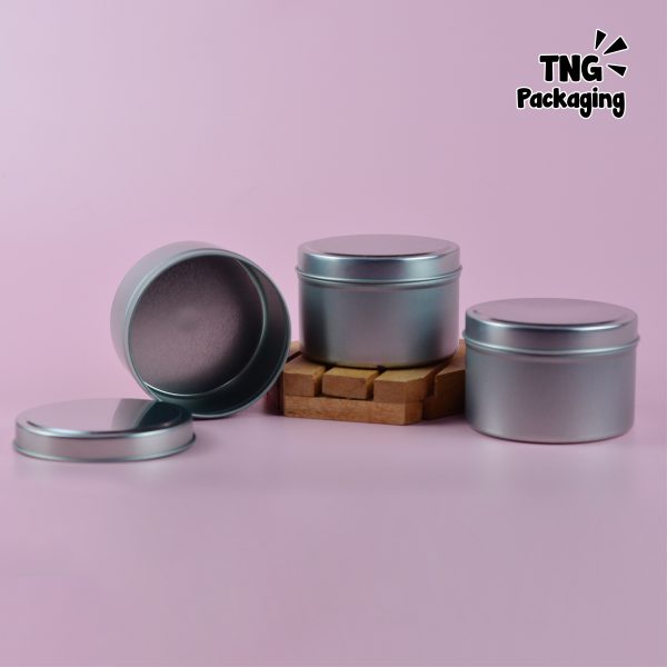 Jar Aluminium Silver - 100 ml - Image 5
