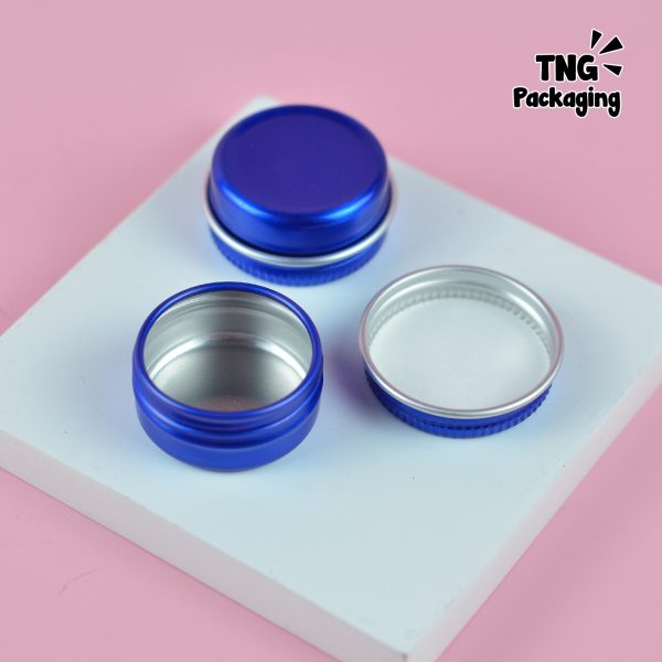 Jar Aluminium Biru Mini - 15 ml - Image 5