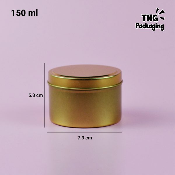 Jar Aluminium Gold - 150 ml - Image 4