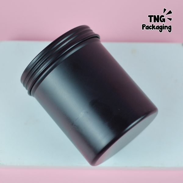 Jar Aluminium Hitam Ulir -  250 ml - Image 5